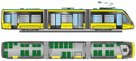 A new «Electron» three-section tram appeared in Lviv